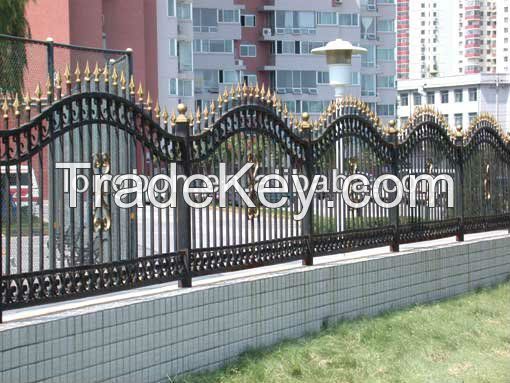 wrought iron fence