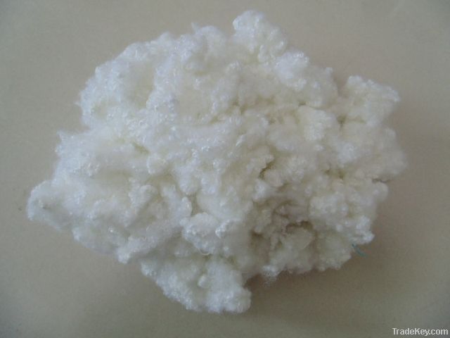 Three-dimensional hollow conjugated  polyester staple fiber