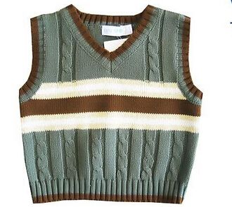 Children&#039;s Cotton V-Neck Sweater Vest