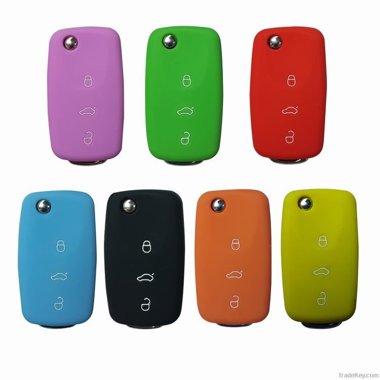 Silicone car key cover