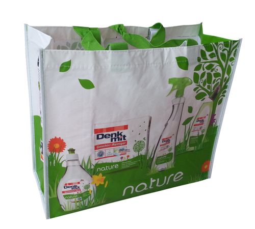 RPET shopping bag, recycled PET bag, RPET lamination bag