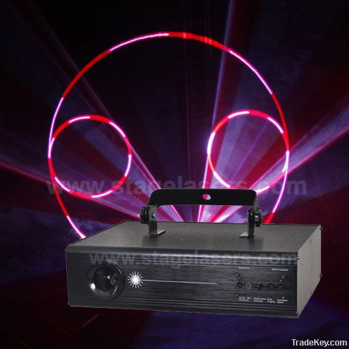 1W RGB Full color laser show machine with DMX ILDA