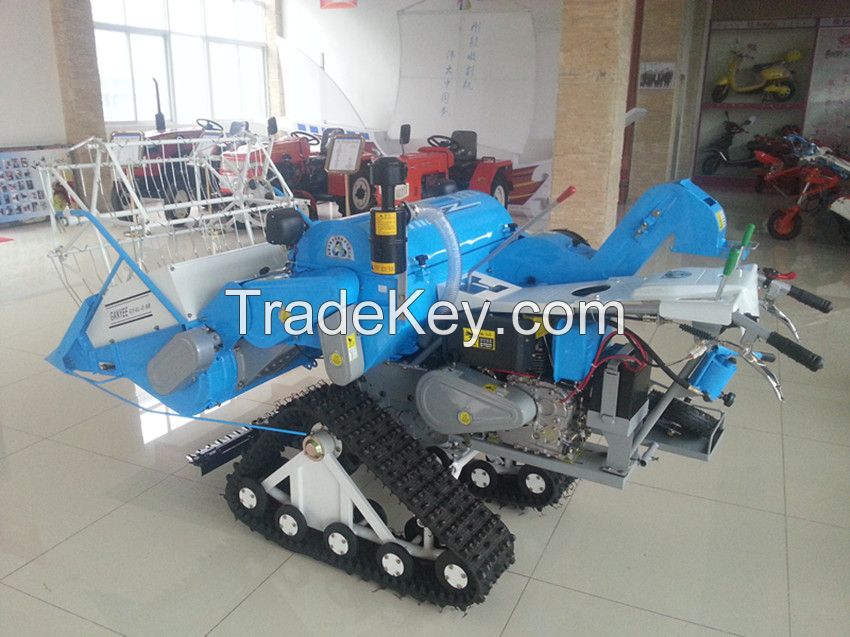 GY4L-0.9B, Self Propelling rice and wheat Combine Harvester, farm machinery