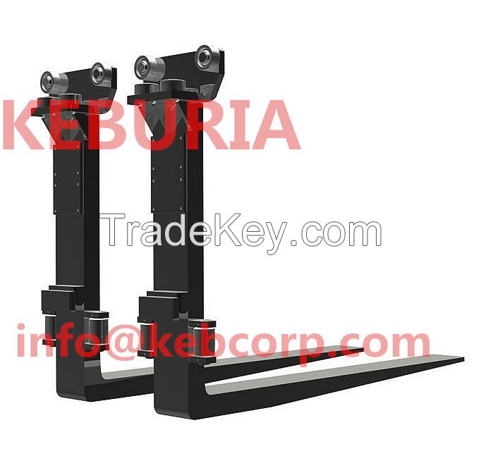 roller guided fork for forklift truck fork roller fork arm