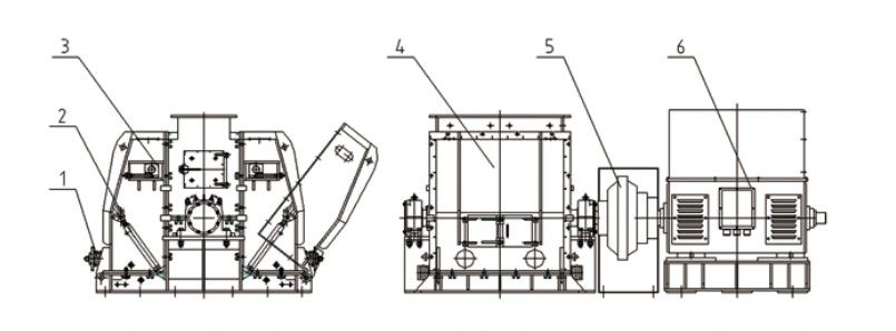 High Efficient Stone Impact Hammer Crushing/ Sand Maker