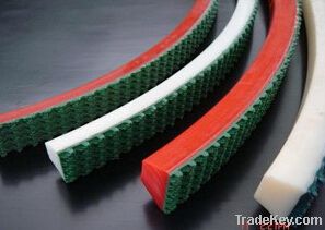 M Section PU V Belt in red color