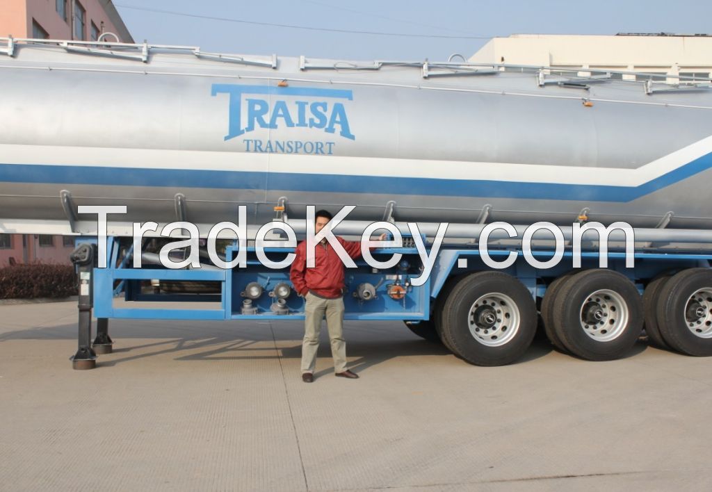 aluminum fuel tanker trailer