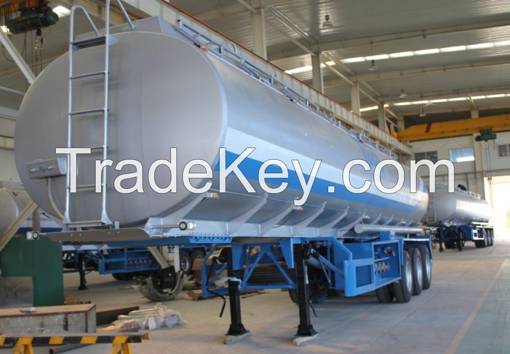 aluminum fuel tanker trailer