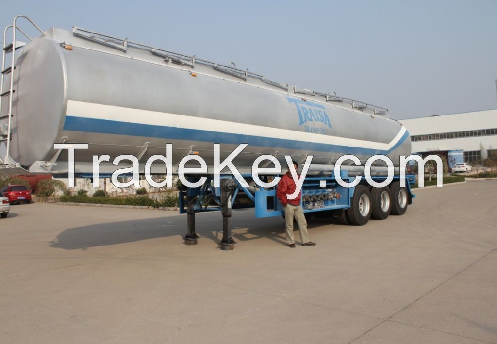 aluminum fuel tanker trailer