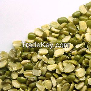 Unpeeled with split Mung beans