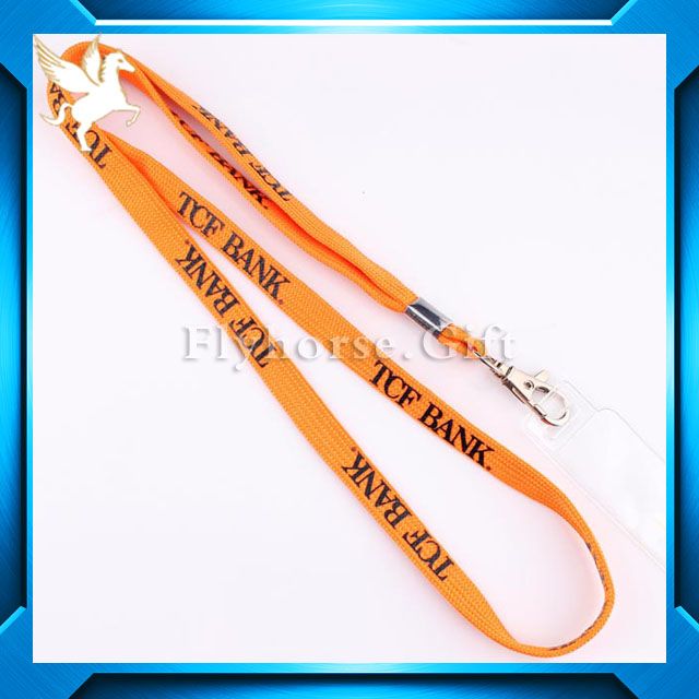 Popular  cheap fashion polyester lanyard 