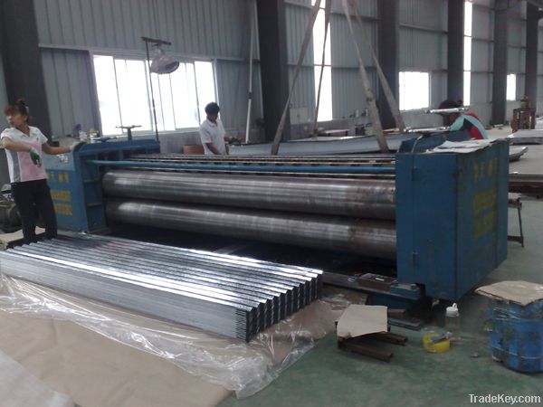Galvanized corrugated roofing sheets