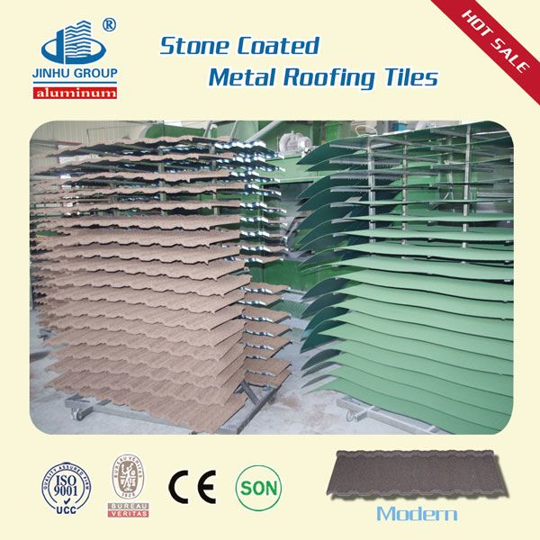 stone coated metal roofing tiles