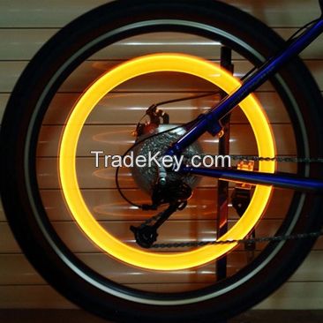 Hot sale colorful bicycle led wheel light bike car tyre tire valve caps