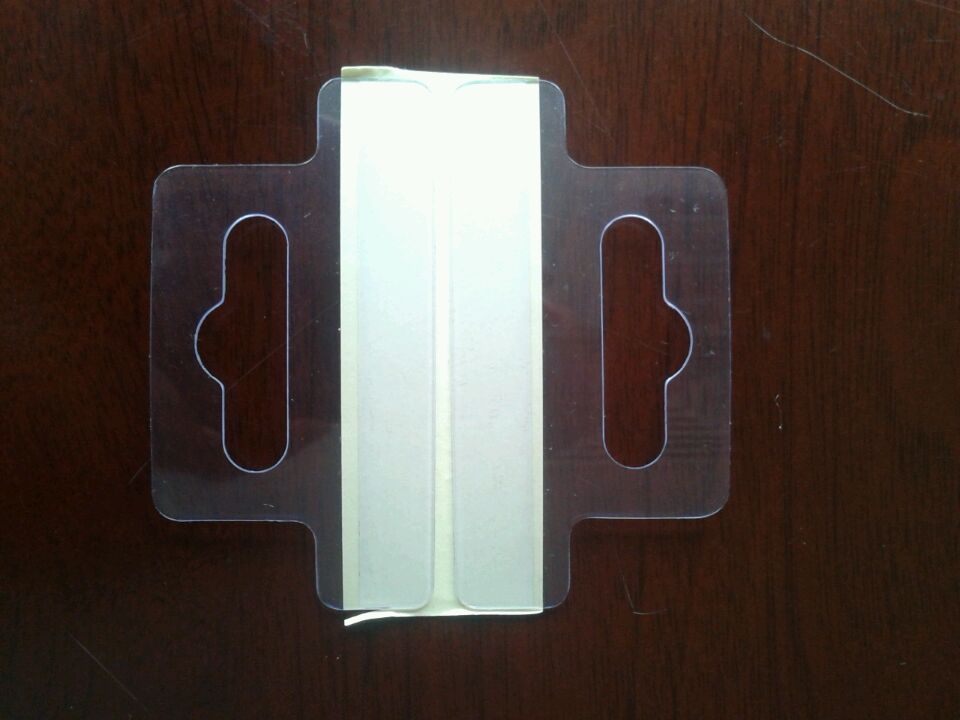 Self-adhesive hang tabs/T-hook hanger tabs