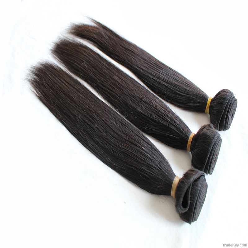 100% Virgin Remy Human Hair Weave Extension Natural Color 10&quot;-28&quot;