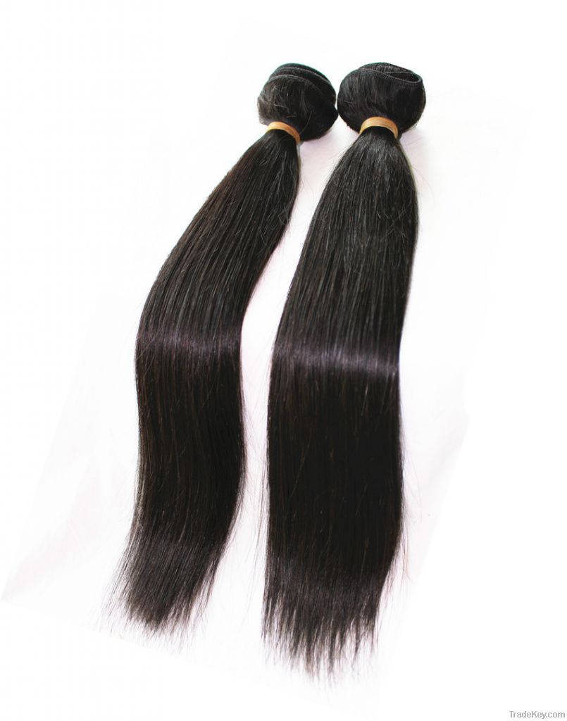 100% Virgin Remy Human Hair Weave Straight Natural Color 10&quot;-28&quot;