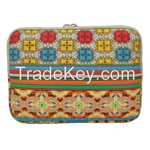 Canvas Bohemian Laptop Sleeve