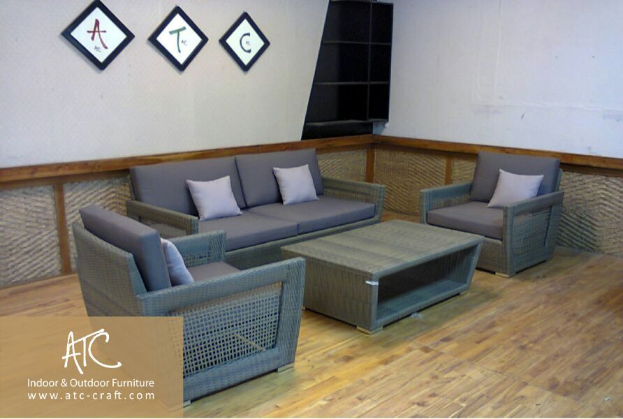 Poly Rattan Sofa Set