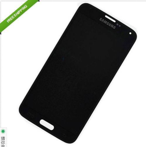 100% Guarantee New For Samsung Galaxy s5 i9600 LCD Screen With Touch Screen Digitizer Assembly Free Shipping White Black Color