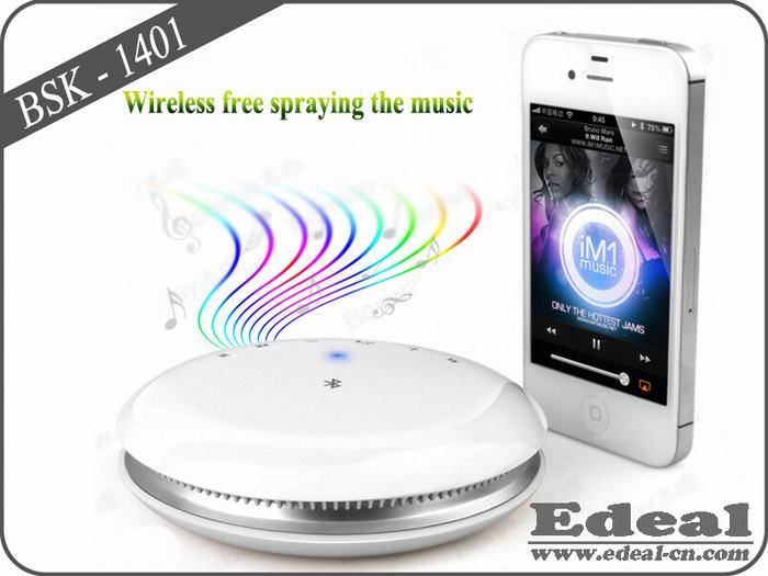 UFO shape mini round wireless bluetooth speaker with touch key