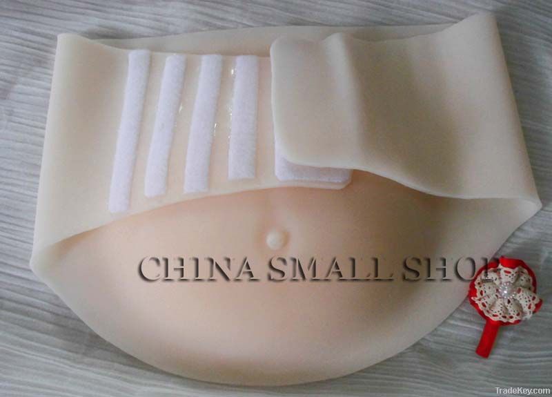 Bionic silicone artificial belly big tummy for false pregnancy test