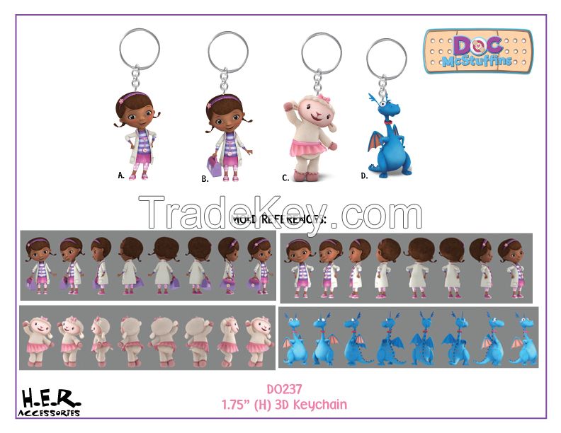 plastic toy , PVC keyring , plastic pvc figure character keychain ,