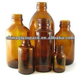 amber glass bottles