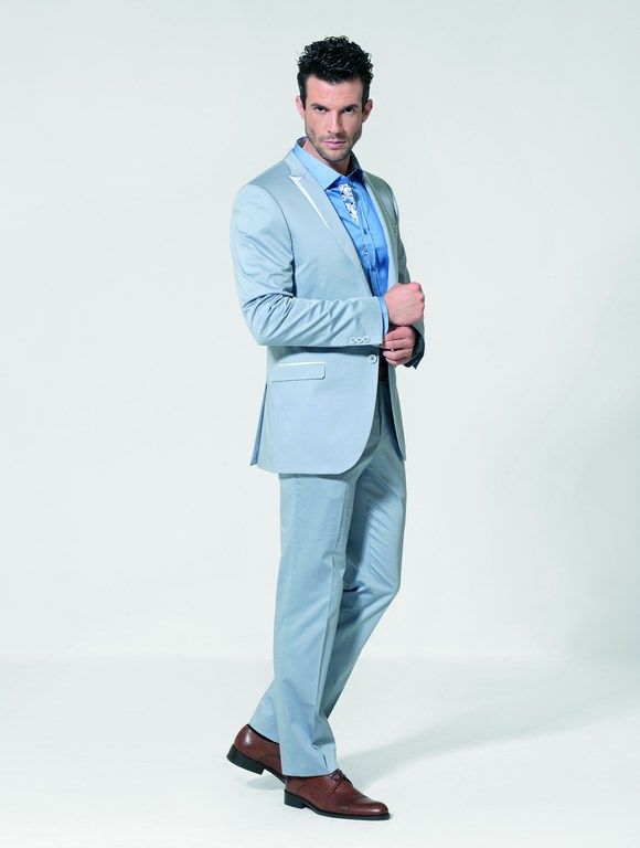 %100 Wool Fomal Suit - Leonardo Moda