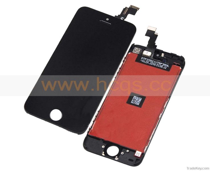 For iphone 5C lcd display+ digitizer assembly, for apple iphone 5C lcd