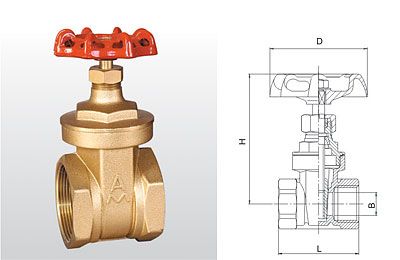 Amico Brass Gate Valve