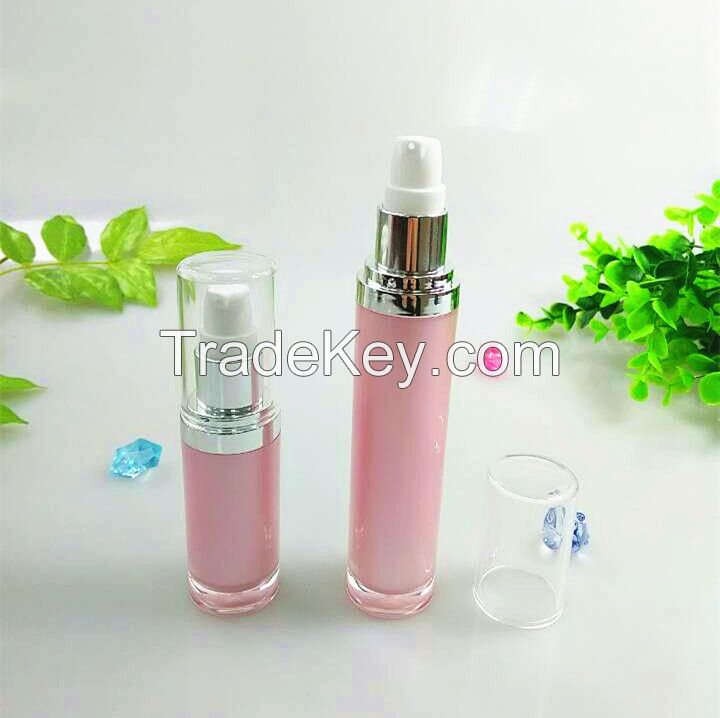 Cosmetic acrylic white clear anti-blemish cream jars