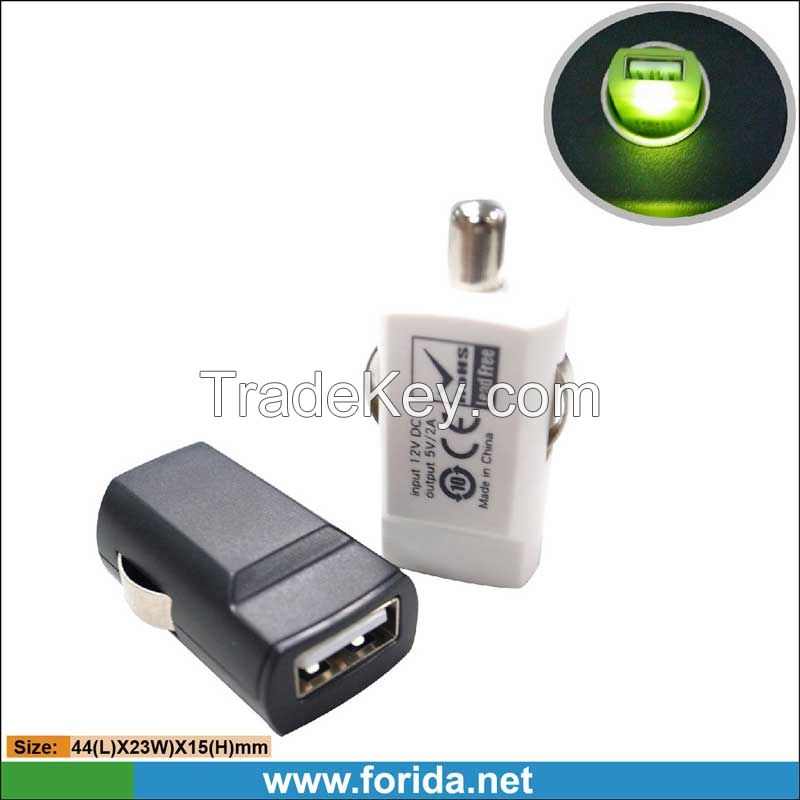 Factory wholesale High quality 5V/2.1A car usb charger