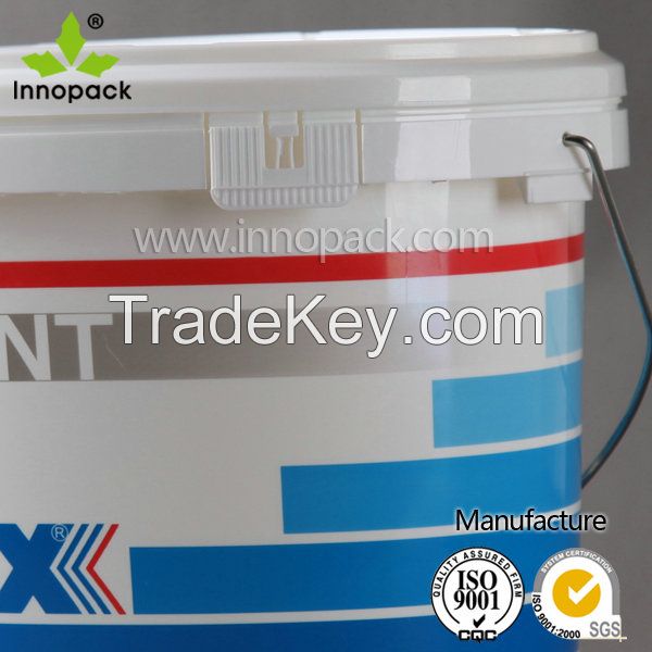 7.5L/15L Oval plastic pail plastic bucket 