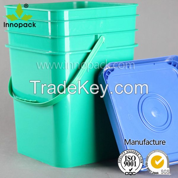 20L Square pail plastic pail