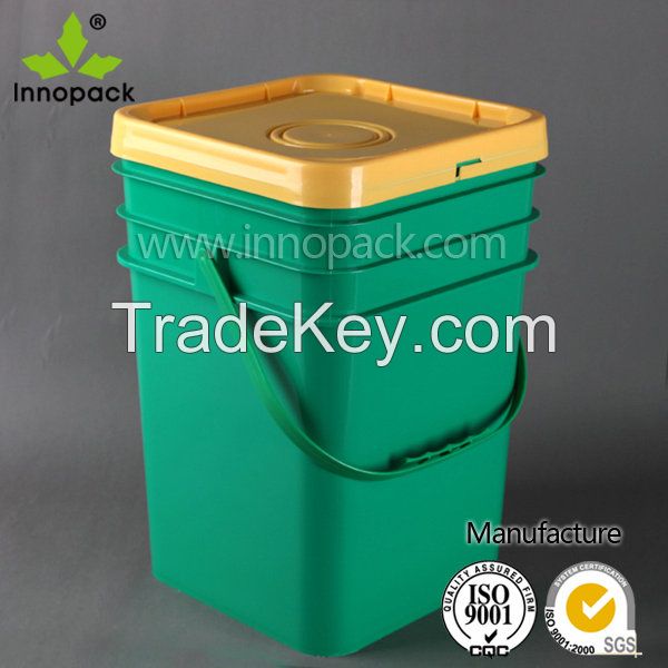 20L Square pail plastic pail