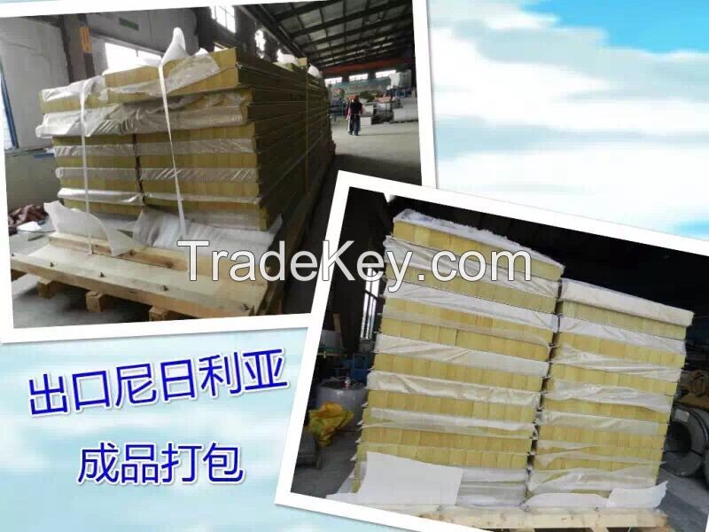 Rock wool sandwich panel