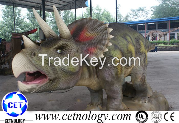 Amusement park High Simulation Artificial Dinosaur(Triceratops)