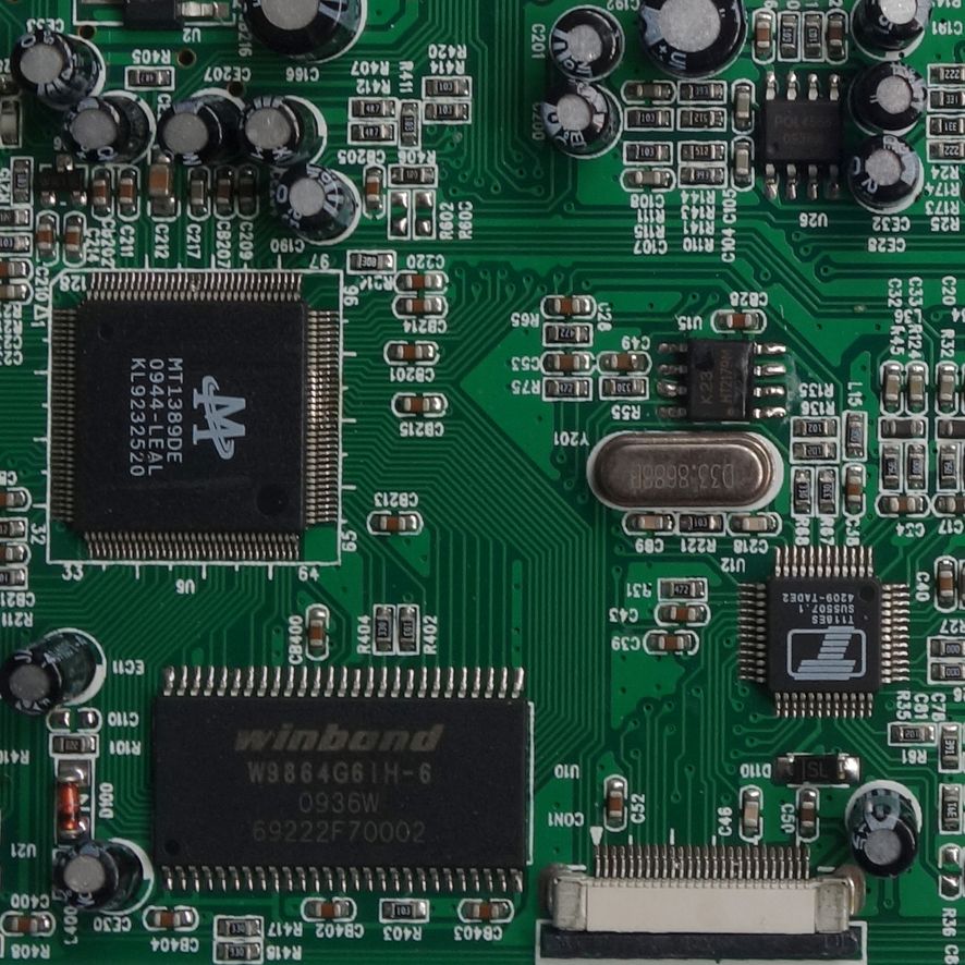 Four-layer PCB with 2oz Copper Thickness, Immersion Gold Surface Finis