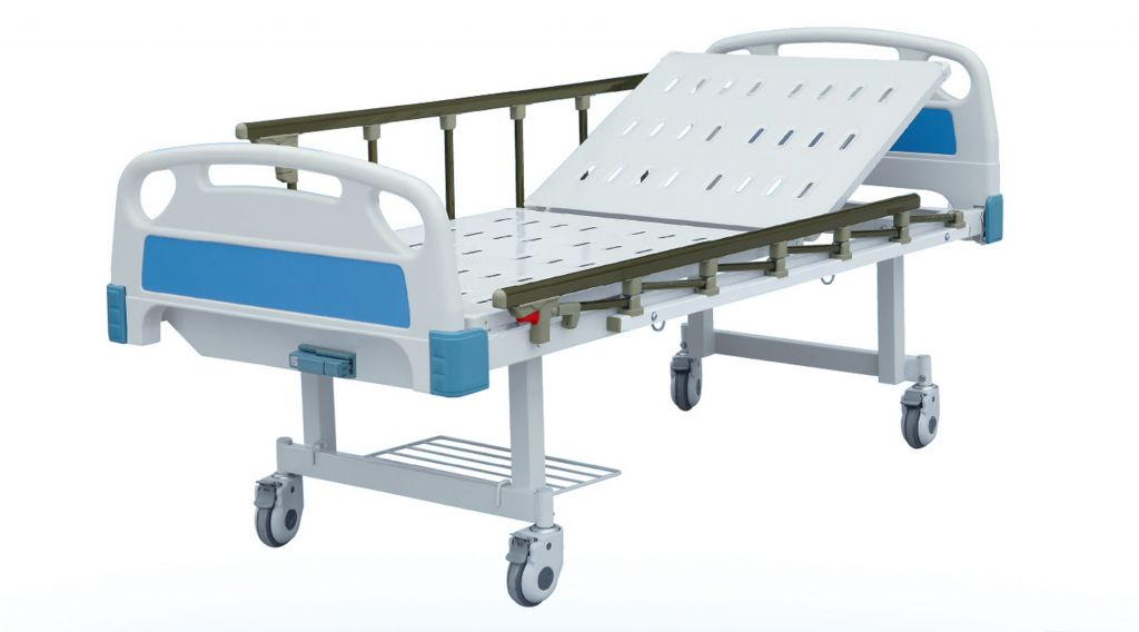 One Crank Manual Hospital  Bed