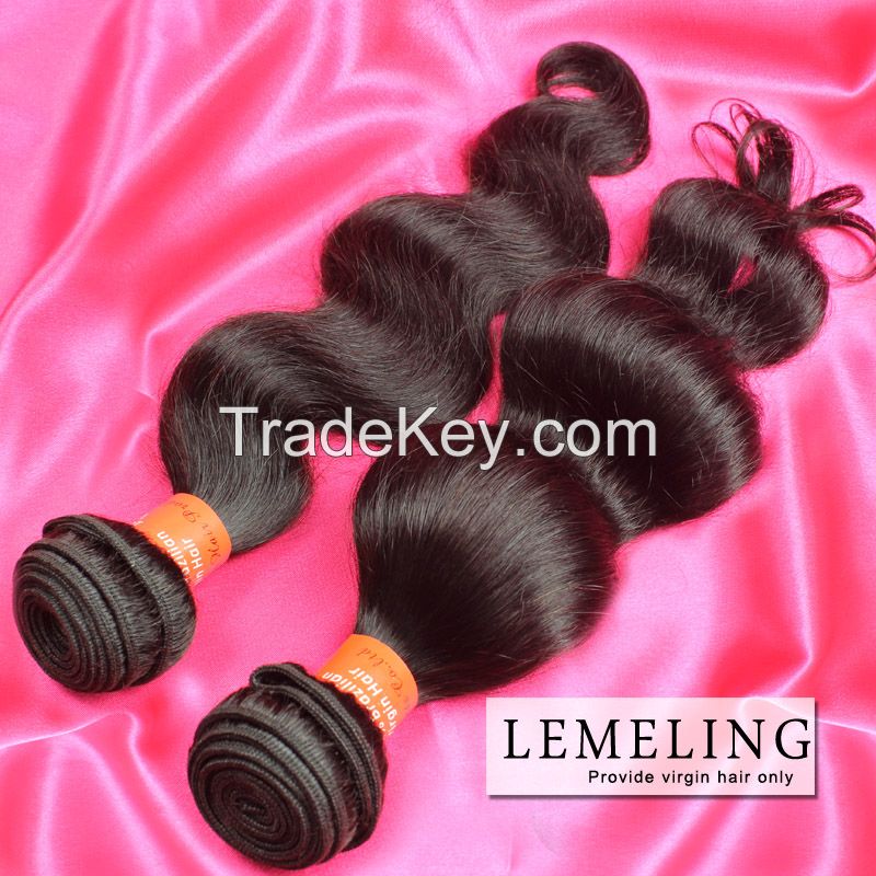 Grade 6A Brazilian hair 100% human hair weaving 