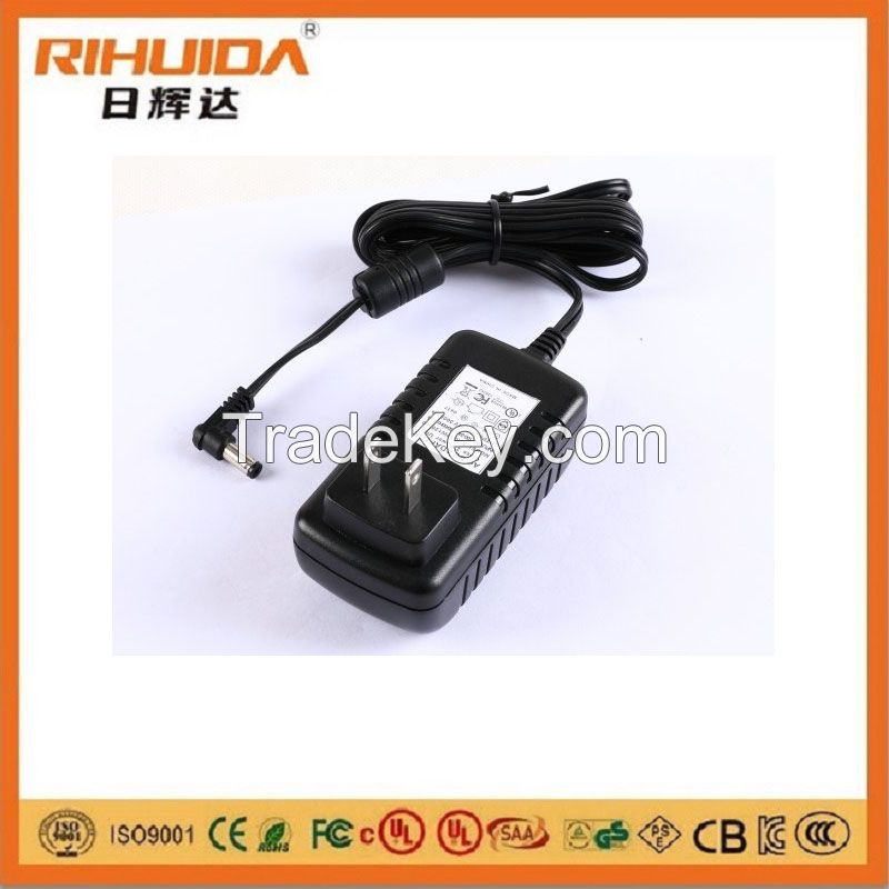 5V 1A/12V 1A/12V 2A/5V 2AGS/CE/BS/UL/SAA etc certificate adaptor/power supply