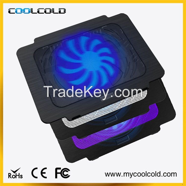 laptop cooling pad with single big fan 