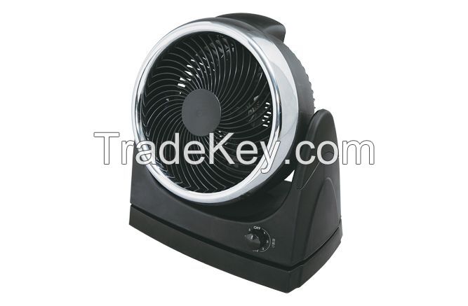 10 inch air circulator with 3 speed, 90 vertical adjustable fan head, 90 oscillation