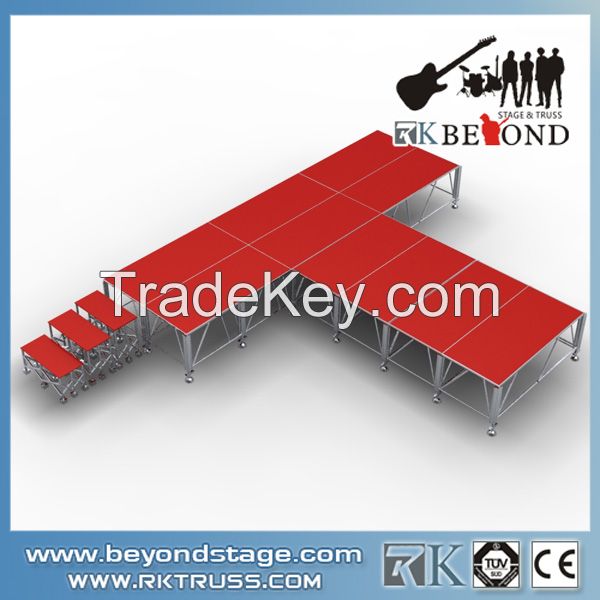 Aluminum Portable Stages/wedding stage/Mobile Stages for sale 