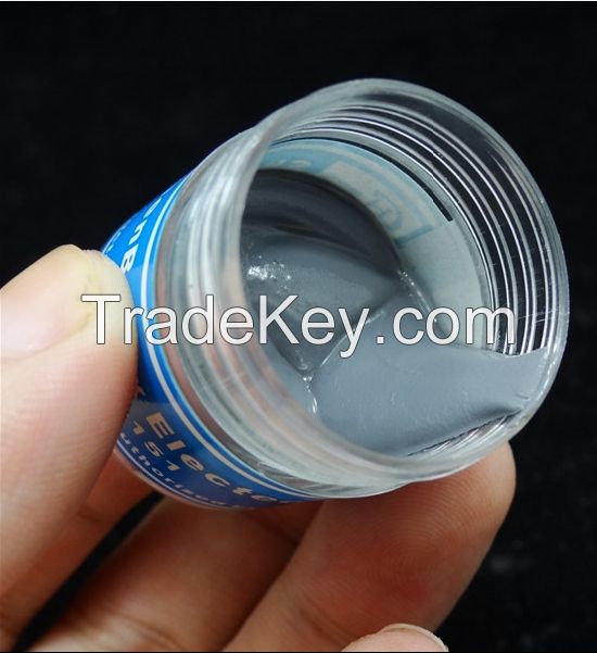 Delicate high thermal conductivity thermal silicone grease