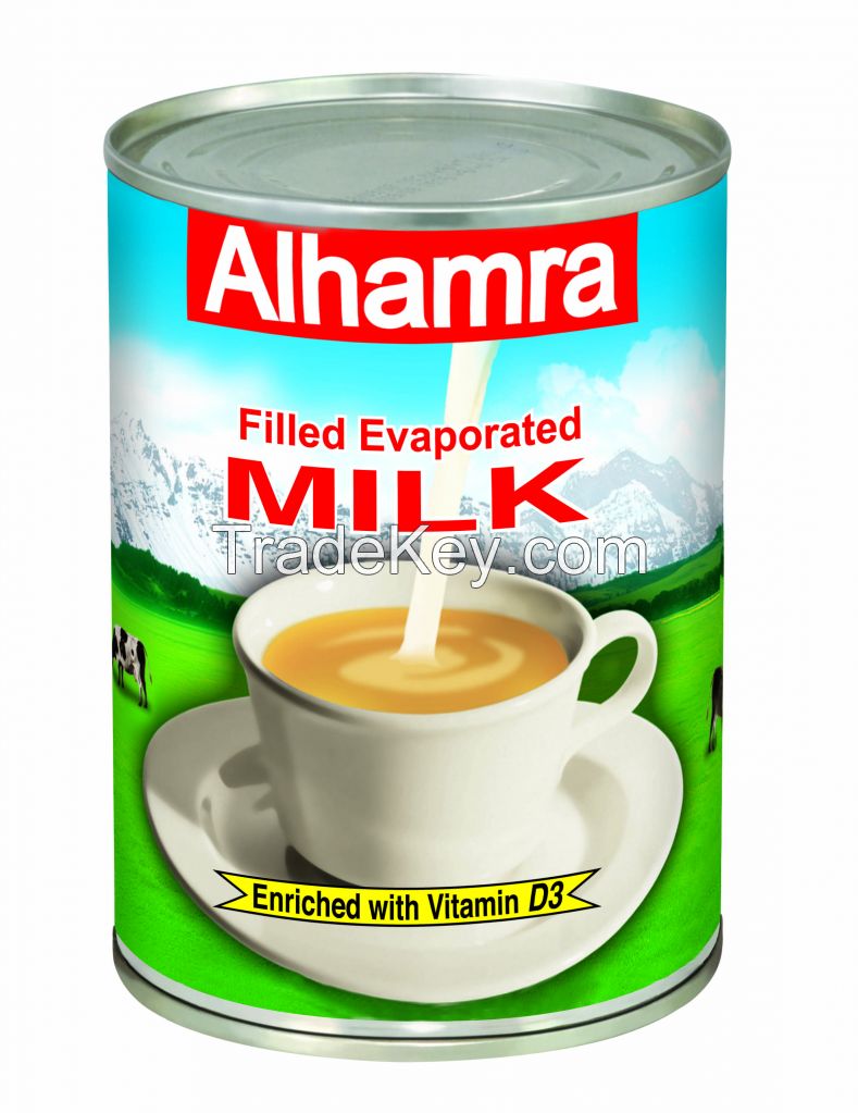 Evaporated milk, Condensed milk, cheese, Cream, Milk Powder, Canned pulses