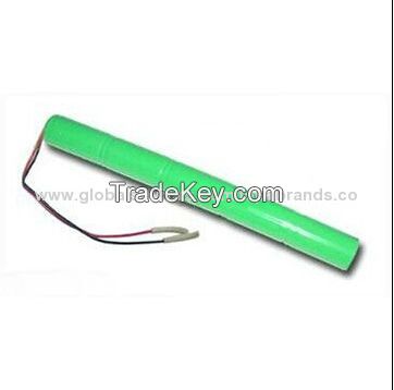 NiCd battery pack for emergency lights, high temperature, D size, 4000