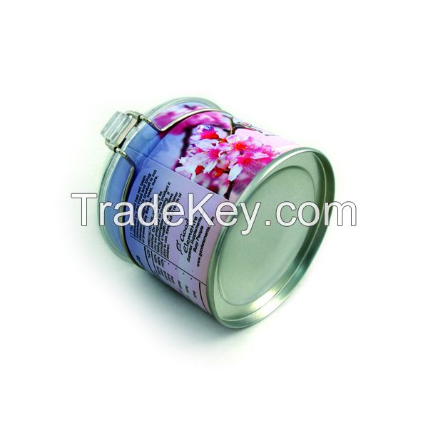 airtight decorative coffee tin can