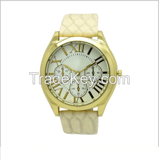 Women Watches Leather Strap 